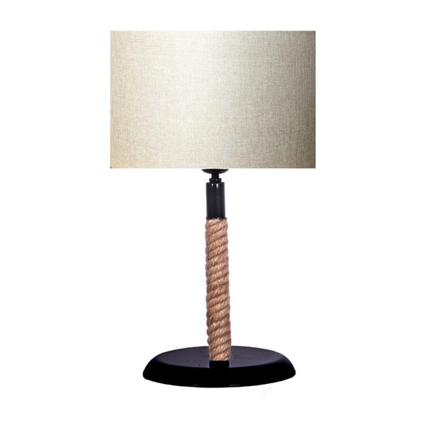 Rope asztali lámpa világos krémszínű lámpabúrával - Kate Louise