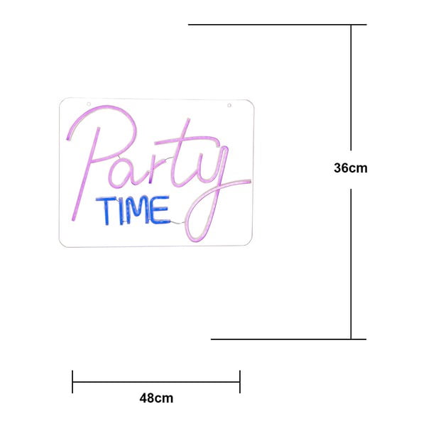 Rózsaszín LED neon fénydekoráció 5 W Plexy – Star Trading-image-3