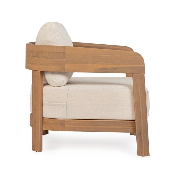 Natúr színű tömörfa kerti fotel Pablo – Bizzotto-image-3