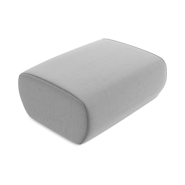 Világosszürke bársony lábtartó Kapua – Makamii-image-2