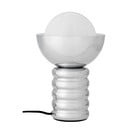 Ezüstszínű asztali lámpa üveg búrával (magasság 32 cm) Spike – Bloomingville