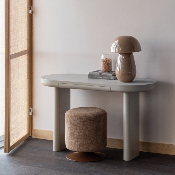 Bézs konzolasztal 50x120 cm Mael – WOOOD-image-4