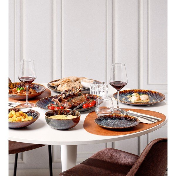 Barna mély porcelán tányér ø 26 cm Resto – BonBistro-image-3