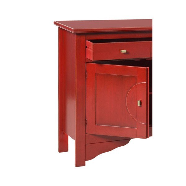 Credenza piros tálalószekrény - Evergreen House-image-2
