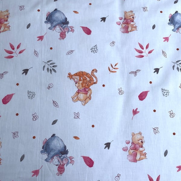 Pamut ágyneműhuzat babaágyhoz 100x135 cm Winnie the Pooh – Jerry Fabrics-image-3