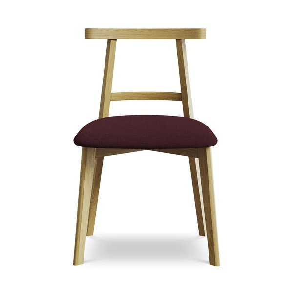 Borvörös tömörfa étkezőszék Ohelo – Makamii-image-1