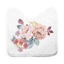 Fehér-rózsaszín fürdőszobai kilépő WC-hez 45x45 cm Jayana – douceur d'intérieur