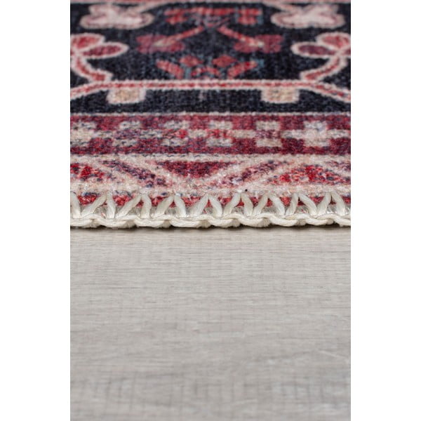 Borvörös mosható szőnyeg újrahasznosított szálkeverékből 160x230 cm Windsor – Flair Rugs-image-4