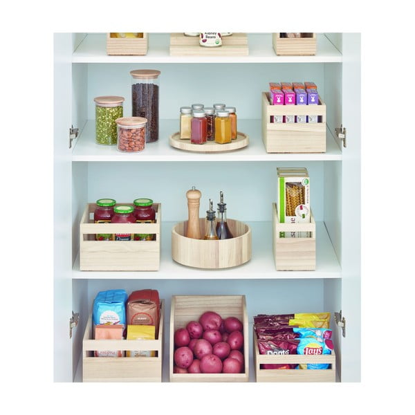 Forgó konyhai rendszerező paulownia fából, ø 26,7 cm - iDesign-image-3