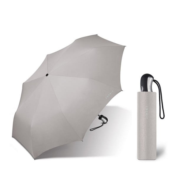 Esprit világos szürke összecsukható esernyő, ⌀ 94 cm - Ambiance
