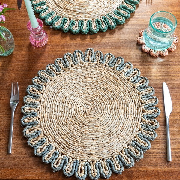 Kukoricacsuhé tányéralátét ø 38 cm Corn Husk – Rex London-image-4