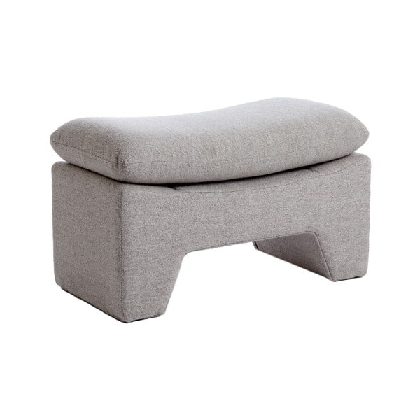 Világosszürke puff Dasha – Light & Living-image-1