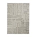 Szürkésbézs kézi szövésű gyapjú szőnyeg 140x200 cm Elva  – Flair Rugs