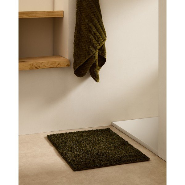 Khaki fürdőszobai kilépő 50x70 cm Coper – Kave Home-image-1