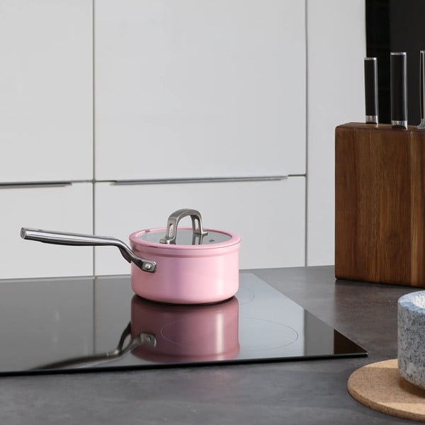 Indukciós tűzhelyhez alkalmas edény fedővel-kerámia felülettel 1,3 l Meda 3.0 – FABINI-image-1