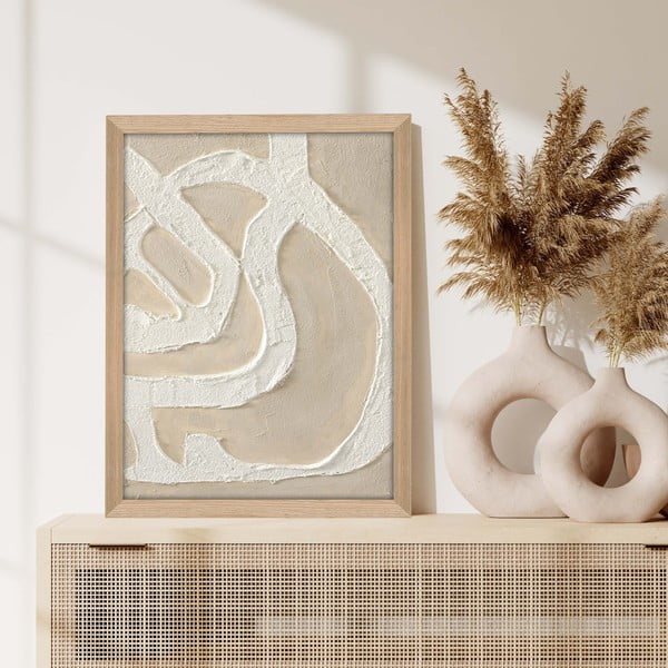 Kézzel festett kép 32,5x42,5 cm Raw organic – Malerifabrikken-image-1