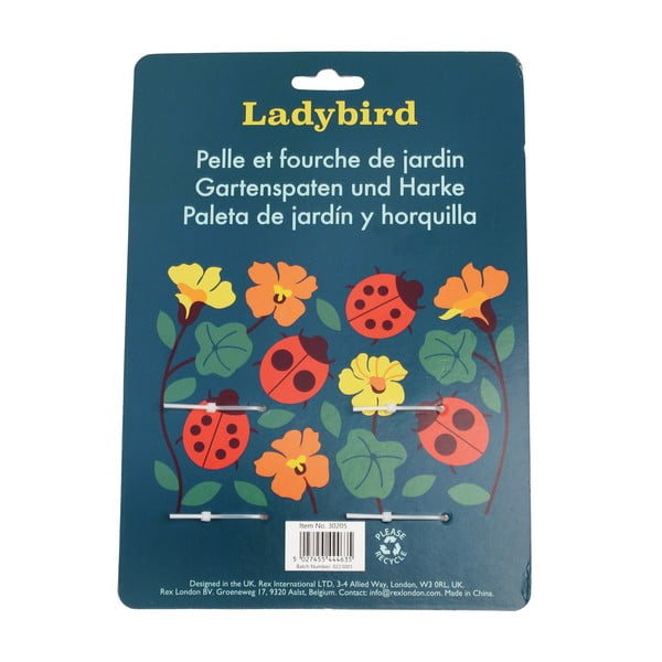 Kisméretű kerti eszköz készlet  2 db-os Ladybird – Rex London-image-4