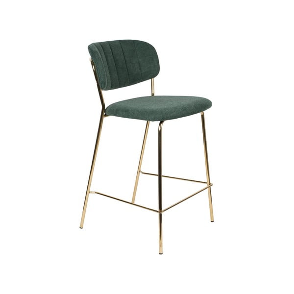 Sötétzöld bárszék szett 2 db-os 89 cm Jolien – White Label-image-2