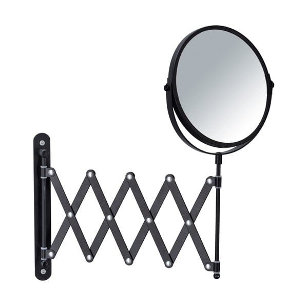 Exclusive fekete fali kozmetikai tükör teleszkópod tartóval - Wenko-image-1