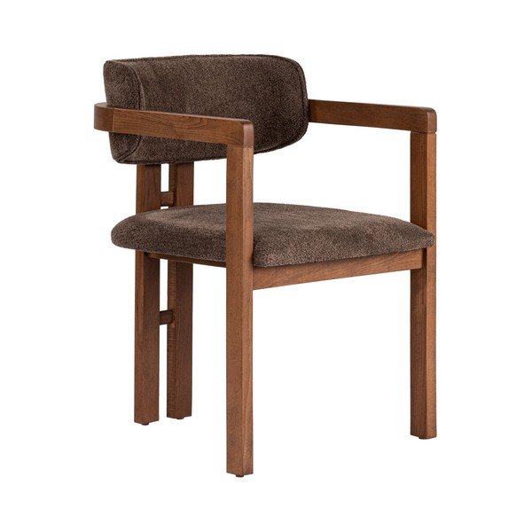 Barna karfás étkezőfotel Toscana – Kalune Design
