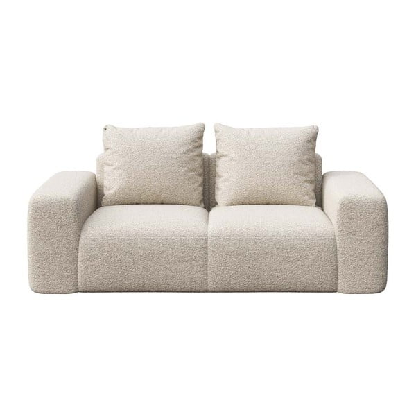 Bézs buklé kanapé 212 cm Feiro – MESONICA