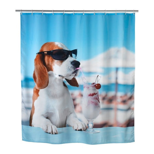 Cool Dog zuhanyfüggöny, 180 x 200 cm - Wenko