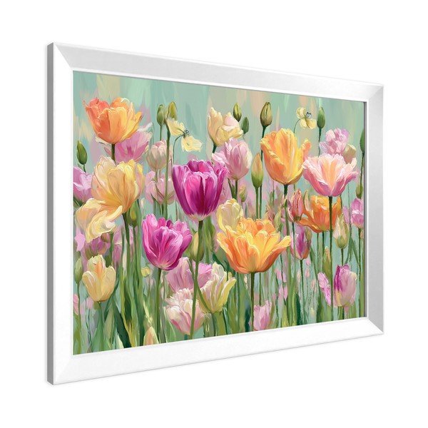 Nyomtatott keretezett kép 75x56 cm Spring Tulip – Styler-image-3
