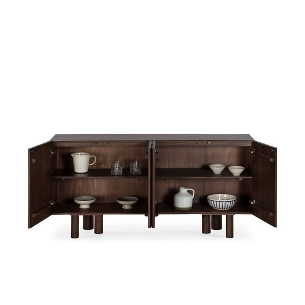 Barna mangófa komód 160x80x40 cm Tamira – MOME-image-2