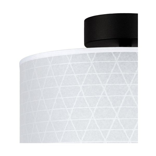 Taiko háromszögmintás fehér mennyezeti lámpa, ⌀ 25 cm - Sotto Luce-image-1