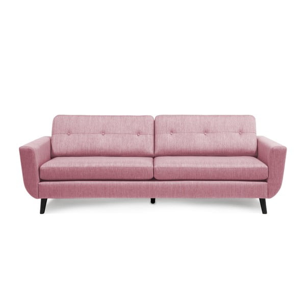Harlem XL világos rózsaszín 3 személyes kanapé - Vivonita