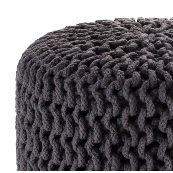 Knit szürke kötött puff - Tomasucci-image-2
