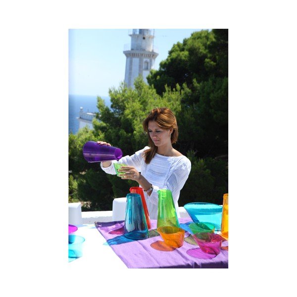 Ponza 3 db-os kézzel készített lila pohárkészlet, 300 ml - Surdic-image-4