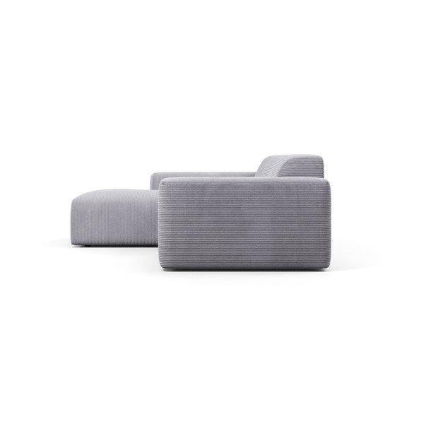 Karen világosszürke kordbársony sarokkanapé, 250 cm, bal oldali - Marie Claire Home-image-4