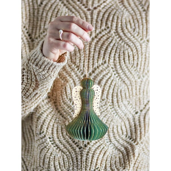 Papír karácsonyfadísz ø 9 cm Ingi – Bloomingville-image-1