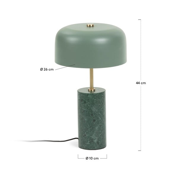 Biscane zöld asztali lámpa - Kave Home-image-2