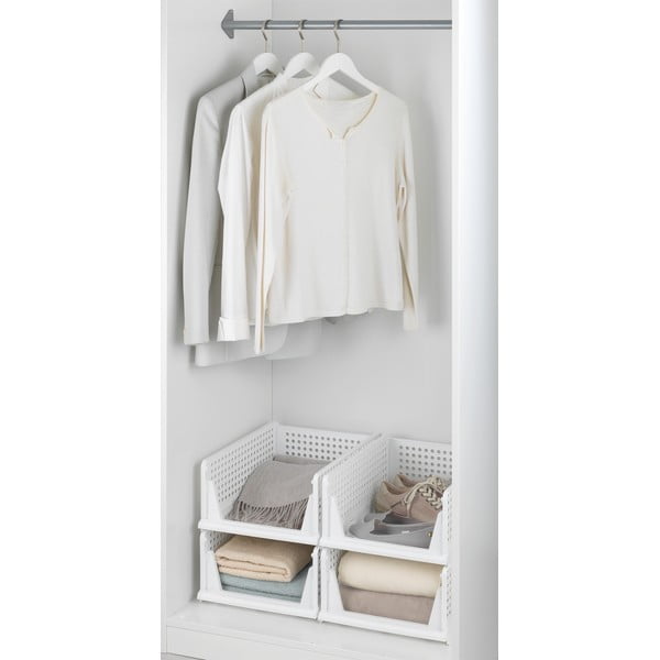 Műanyag gardrób rendszerező készlet 2 db-os - Maximex-image-3