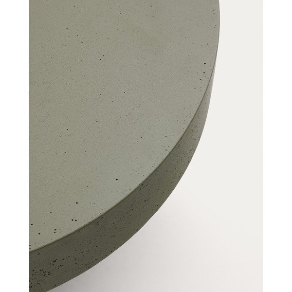 Beton kerek kerti dohányzóasztal ø 66 cm Aiguablava – Kave Home-image-4