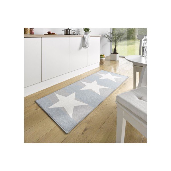 Star's kék-szürke konyhai futószőnyeg, 67 x 180 cm - Hanse Home-image-2