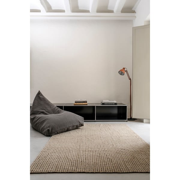 Khaki mosható-kézi szövésű gyapjú szőnyeg 140x200 cm Unexpected Wool – Lorena Canals-image-3