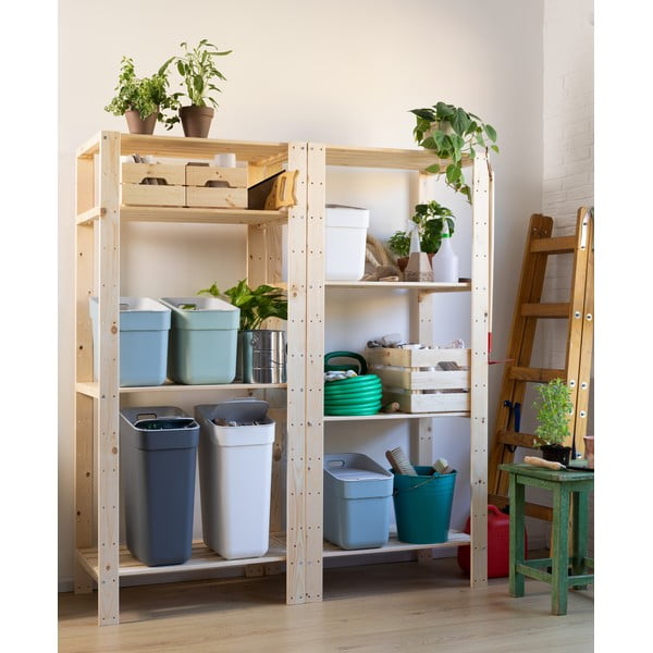 Világoszöld újrahasznosított műanyag szelektív szemetes 30 l Ready To Collect – Curver-image-3