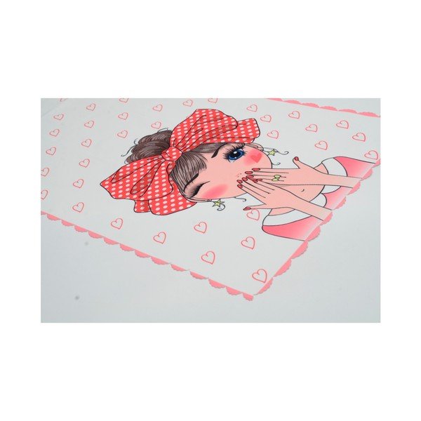 Cute Girl mikroszálas asztali futó, 45 x 145 cm - Minimalist Cushion Covers-image-1