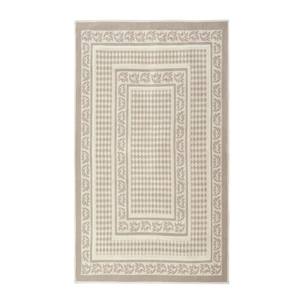 Floorist Regi krémszínű pamut szőnyeg, 100 x 200 cm