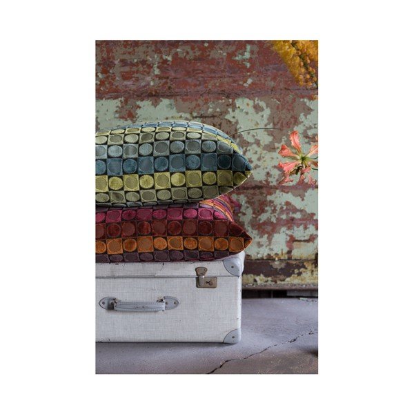 Ottava zöld-kék díszpárna, 45 x 45 cm - Dutchbone-image-1