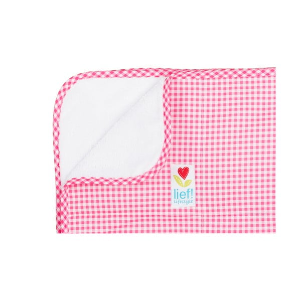 Rózsaszín-fehér ágytakaró kiságyba, 100 x 150 cm - Tiseco Home Studio-image-1