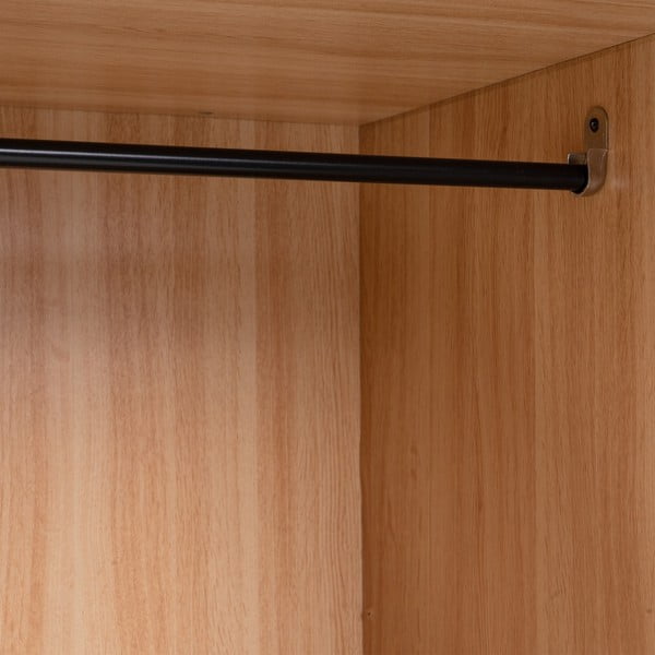 Natúr színű nyitott ruhásszekrény 60x190x48 cm Armarios – Casa Selección-image-3