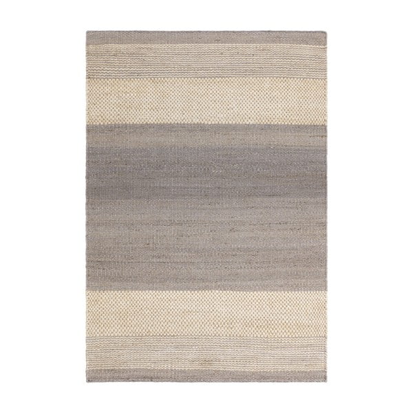 Szürke-krémszínű kétoldalas kézi szövésű juta szőnyeg 200x300 cm Cedar – Asiatic Carpets