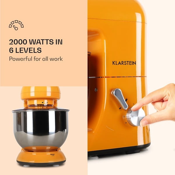 Bella narancssárga konyhai robotgép - Klarstein-image-3