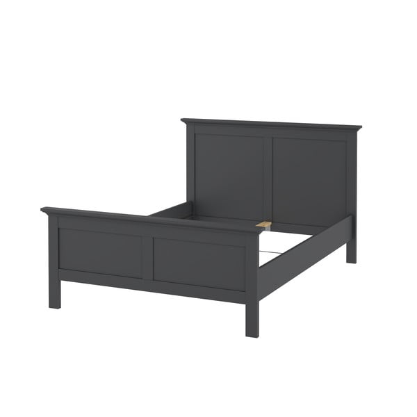 Szürke franciaágy 140x200 cm Paris – Tvilum-image-3