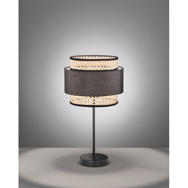 Tape fekete-bézs asztali lámpa - Fischer & Honsel-image-1