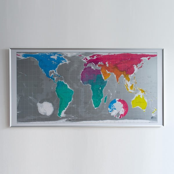 Huge Future Map világtérkép áttetsző borítással, 196 x 100 cm - The Future Mapping Company